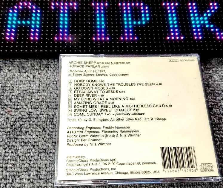 🎷 Archie Shepp & Horace - Parlan Goin’ Home - CD Jazz Rare Europe📀 – photo 2